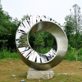 large size outdoor garden park metal stainless steel sculpture for outside decoration